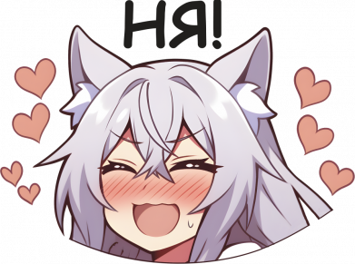 Термобутылка Viano Влюбленная девочка с ушками 2